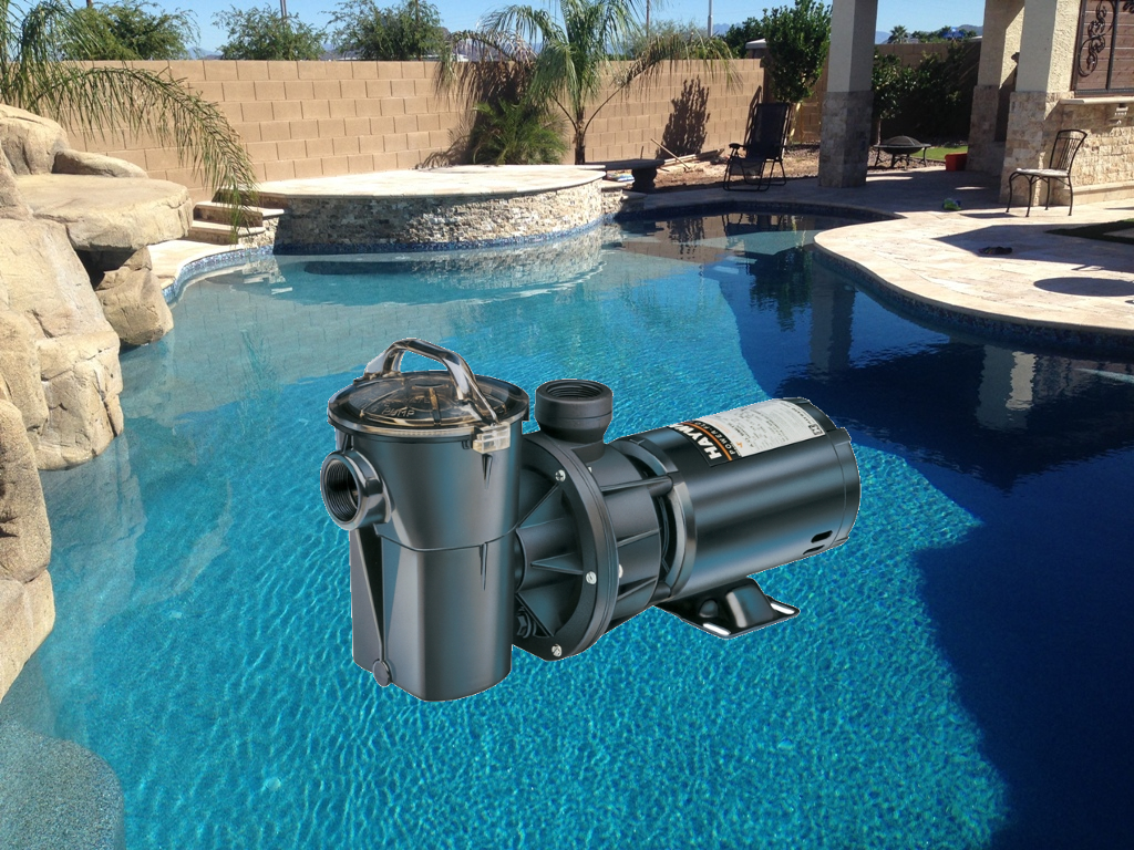 pool built by SuperpoolsAZ - running your pool pump Sparkling Oasis